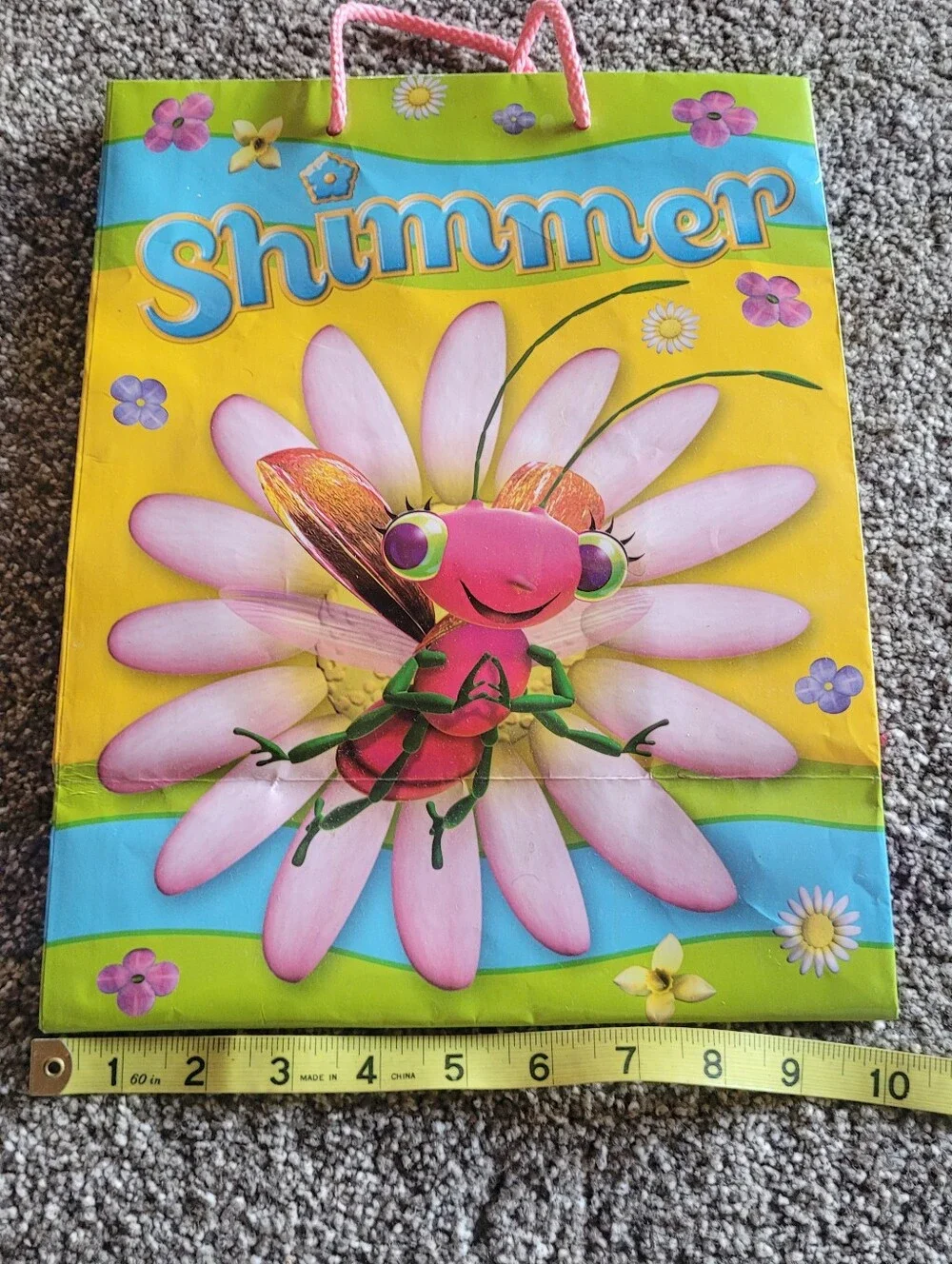 Shimmer Beetle Ladybug Miss Spider Sunny Patch Gift Bag Birthday Present